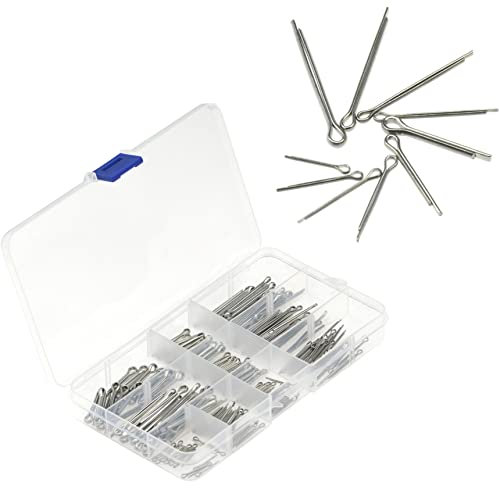 200 piezas Pasadores Partidos de Acero Inoxidable, Pasadores Divididos