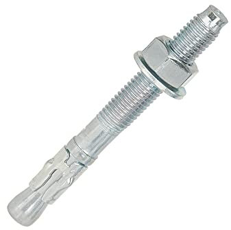 Isolbau Bolzenanker - Schwerlastanker aus verzinktem Stahl mit ETA Zulassung, Option 7 - M12 x 110 mm, fixierbare Dicke: 28 mm - 50 Stück