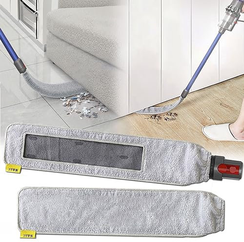 Crevice Cleaning Tool Brush Head,Bendable Microfiber Duster For Dyson V10 slim | V12 slim Vacuum Cleaner Part Accessory,Removable Washable Cloths Household Gap Dust Cleaner