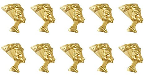 10 decorazioni per nail art con faraone egiziano Cleopatra decorazioni per nail art per nail art disegni unghie sposa unghie per nail art croce per unghie acriliche unghie di Natale