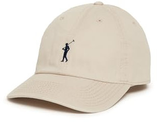 Polo Club Kappe aus Baumwolle mit gesticktem Logo, beige, One size