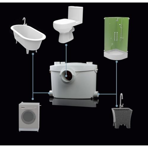 Broyeur WC Sanitaire Adaptable Silencieux marque Française BSF-550-UP