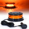 Dinfu LED Rundumkennleuchte,12V-24V Gelb Rundumleuchte magnetfuß mit 28 Blitzmuster warnleuchte led mit 3 Meters-Kabel für Gabelstapler Traktor Golfwagen Traktor SUV 4x4 PKW KFZ