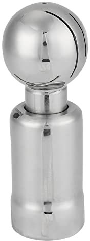 Sfera Spray Rotante Cip Ball Sfera Spray Rotante in Acciaio Inox 3/4 Pollici con Filettatura Femmina Sanitaria per la Pulizia del Serbatoio Cip