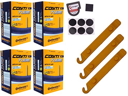 4X Fahrradschlauch Continental 29 Zoll Sclaverand 47-622/60-622 +Reifenheber