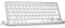 TOVARIN® Super Teclado Inalambrico Universal 2.4g Ultra Delgado | Teclado Bluetooth | Teclado Silencioso | Keyboard | Teclado Inalámbrico Español Ordenador Portátil para Pc | Color Blanco