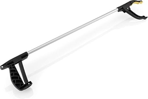 Litter Picker Magnetic Pick Up Tool Helping Hand Leaf Grabber Garden Stick Rubbish Picking Light Items Heavy Duty Long Handle Disabled Mobility Reaching Aids Multi Use Extendable Reach 76cm