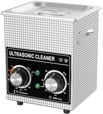 Ultraljudsrengöringsbad 2L 60W/120W Med Rostfri Korgvärmare Timer Digital Display Diskmaskin Ultraljudsapparater Supereffektiv RengöRing