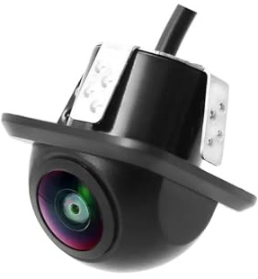 Rückansicht Kamera Rückfahrkamera mit Nachtsichtfunktion, automatischem Einparkassistenten, CCD-Sensor, wasserdicht, 170°-HD-Video, Fischaugenobjektiv Unterputzkamera