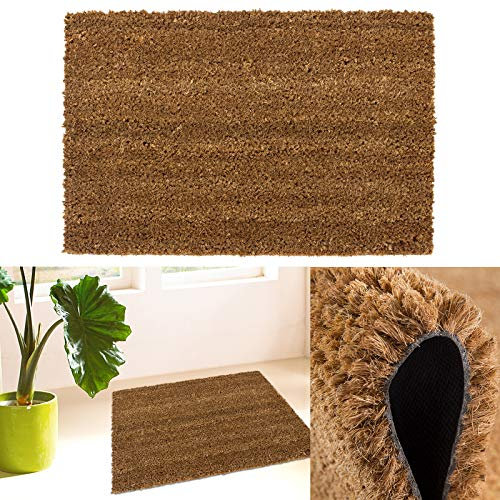 andiamo Natural Coir Doormat 50 x 80 cm