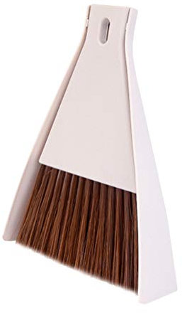 VOSAREA Mini Balai Et Panneau à Balayer De Bureau Ensemble De Nettoyage Compact Pour Table Et Outil Pratique Pour Éliminer Poussière Et Débris