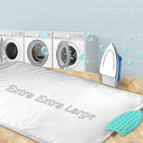 Extra Extra Ironing Mat,(32x54 inch) Ironing Blanket Ironing Pad