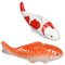 HAPINARY 2stücke Schwimmende Fisch Dekoration Keramik Fisch Ornamente Für Aquarium Und Teich Lebensnahe Unterwasser Deko Für Garten Und Badewanne Gemischte Stile