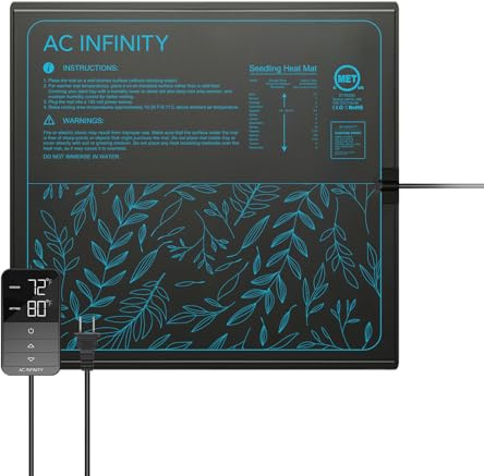AC Infinity SUNCORE H5 – Heizmatte 50 x 52,7 cm mit digitalem Thermostat
