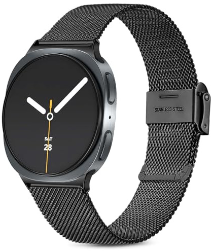 Issinlky metallarmband för Galaxy Watch 8 40mm 44mm, rostfritt stålarmband för Galaxy Watch 8 Classic 46mm smartklocka