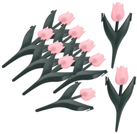 UPKOCH 10 Pezzi Recinzione da Decorativa con Artificiali Rosa Bordura Paesaggistica Resistente e Facile da Installare per Aiuole e Cortili