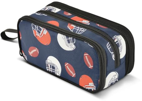 American Football Helmets Pencil Case Boys Girls Pen Bag Pouch School