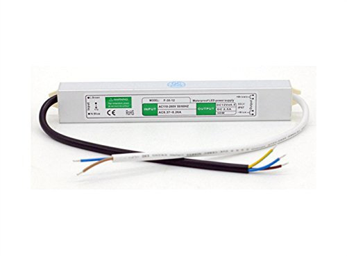 IP67 12V 30W Impermeable la Tira de LED Fuente de Alimentación Transformador de Potencia DC12V 0.83A-25A 10W-300W