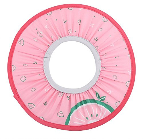Cuffia da bagno per bambini Shampoo sicuro Cuffia per la doccia Testa da bagno Protezione per la sciacquatura dei capelli Bambino e bambini prevengono l'ingresso di acqua negli occhi(Rosa)
