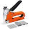 HS Super 3-in-1 Heavy Duty Staple Gun, 3000 Staples, Upholstery Staple Gun Heavy Duty for Wood, Quick-Jam Release Wall Stapler, Carpet Staple Gun, Fabric Stapler, Cable Staples Gun, Staplers & Tackers