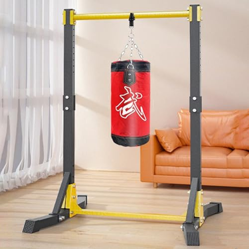 loyliawa Power Tower, stazione per trazioni, stazione per trazioni, barra per trazioni, autoportante per la casa, stazione torre per trazioni, 181,4 kg, con regolazione a 11 marce, colore nero