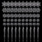 Neikafan Christmas Decoration Acrylic Snowflake Icicle Ornaments 60 Pcs with Thread Nylon Clear 1 Roller Snowflake Crystal Icicles Christmas Tree Decorations for DIY Party Holiday Winter