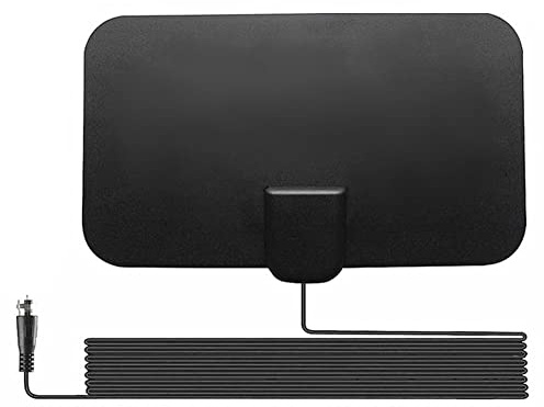 XJKLBYQ Digital HDTV 1 500 Miles antenn TV-antenn 4K 1080P HD Freeview lokala kanaler mottagare svart, HDTV-antenn