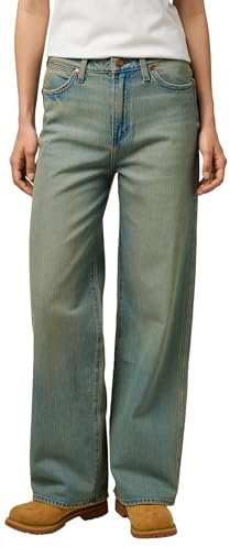 Wrangler Vaqueros para Mujer Sueltos Rectos, Silver Lake, 30W / 32L