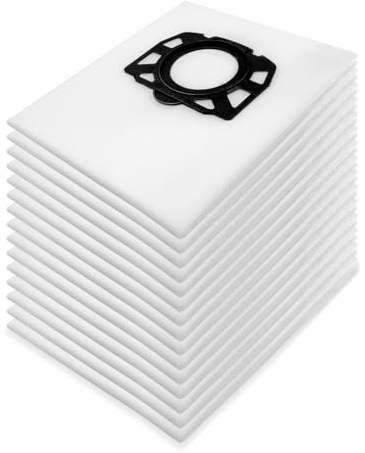 10 Sacchetti per Aspirapolvere per Karcher WD4 WD5 WD6 MV4 MV5 MV6 | Sostituisce 2.863-006.0, per Aspirapolvere Umido e Asciutto
