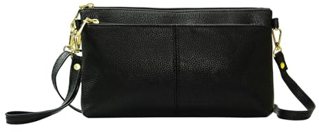 LJCZKA Liten axelväska dam PU-läder clutch plånbok crossbody handväska med kedjerem för kväll bröllop fritid