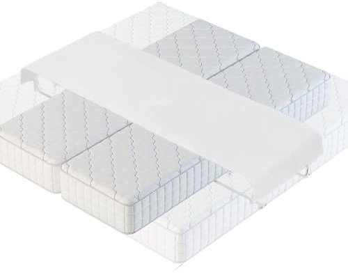 Bed Bridge Twin to King Adjustable Twin to King Bedding Accessories | Long Bed Two Mattress Connector for Families Couples Guest Bedroom Sleeping Home Dormitories Room Apartment Hotel