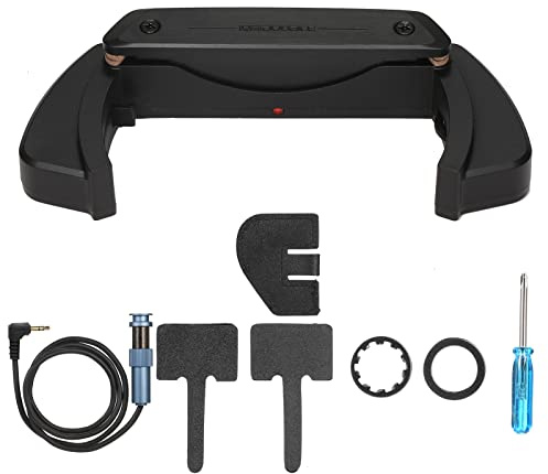 Bediffer Professionell Akustisk Gitarrförförstärkare och Ljudhålsupptagning med Justerbar Ton för 96-104 Mm Ljudhål, Enkel Installation, Hållbart ABS-material