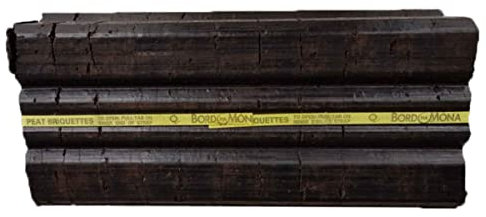 Briquettes de tourbe, noir