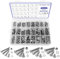 820PCS M3/M4/M5/M6 Nut And Bolt Sets, 304 Stainless Steel Hex Bolts Nuts Washers, Bolts and Nuts Assortment for Bicycle Motorcycle Machine Repair Fastening Accessories