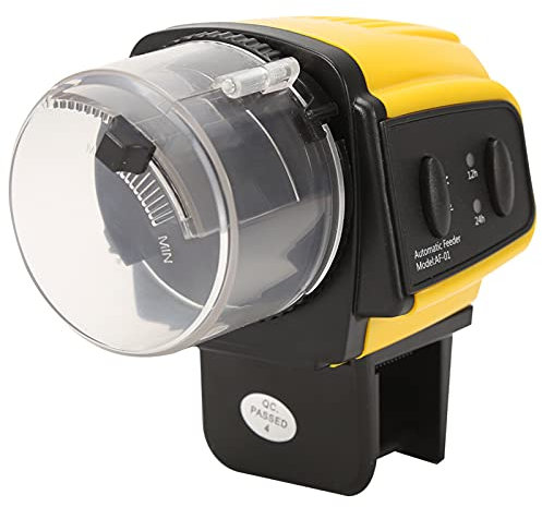 Digitale Automatische, Einfach zu Bedienende Lebensmittelfütterung, Automatischer Fischfutterautomat, Fischfutterautomat, Digitaler Fischfutterspender für Zuhause für Aquarium