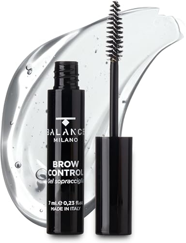 BALANCE MILANO – Gel Fissante Sopracciglia Trasparente – 7ml - Gel Sopracciglia Make Up Tenuta Lunga Durata, Finitura Naturale e Leggera – Made in Italy – Styling Preciso e Risultato Naturale