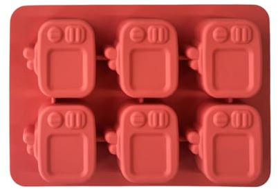 Molde de Hielo | Molde Para Hielo En Forma De Televisor Con Tapa,Herramienta Reutilizable para Bebidas con Tapa y 6 Cavidades para Hogar Cocina Restaurante Clima Caluroso