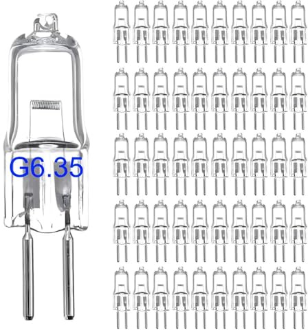 eufeifeiegds Bombillas tipo JC G6.35 GY6. de 12 V, 20 W, 50 y 100, con base dos pines, unidades(12V 20W)