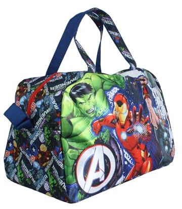Marvel Avengers Bolsa Deporte, Bolso de Gimnasio para Niños, Bolsa de Equipaje Infantil, Accesorios Regalo para Niños