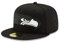 New Era Seattle Seahawks NFL Elements 2.0 Black 59Fifty Cap - 7 1/8-57cm (M)
