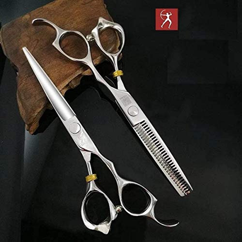 Titan Scherenset 6 Zoll japanischer Stahl - Schere & Ausdünnungsschere 6 Zoll - Scherenset - Friseurscheren - Friseurset
