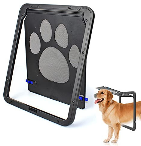 DUBENS 4-Wege abschließbare Kunststoff Haustier Große Hund Katze Tür für Bildschirm Fenster Sicherheitsklappe Tore Haustier Tunnel Hund Zaun Zugang Tür für zu Hause