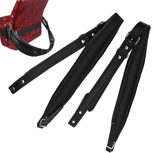 Spallacci per fisarmonica | Ampia cintura per fisarmonica | Tracolla regolabile per strumenti | Cinghie in | 16 bassi-120 bassi impermeabile regolabile cintura per strumenti musicali in
