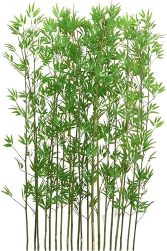 PpeiliL Biombo de bambú Artificial: decoración Realista de Plantas de bambú sintético for Uso en Interiores y Exteriores(1.5m Tall 20 Pack)