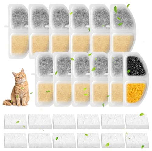 12 kattfontänfilter för Oneisall HM-02 2,5 l kattfontän