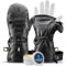 THE HEAT COMPANY Shell Full Leather Handschuhe - Die Innovation: Warme Leder Fäustlinge zum Umklappen - gefütterte Winterhandschuhe - Skihandschuhe: Damen, Herren - ohne Unterziehhandschuh