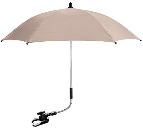 FYLO Universal Baby Parasol Umbrella Sun Canopy Shade Maker for Pushachair Pram Buggy - Sand