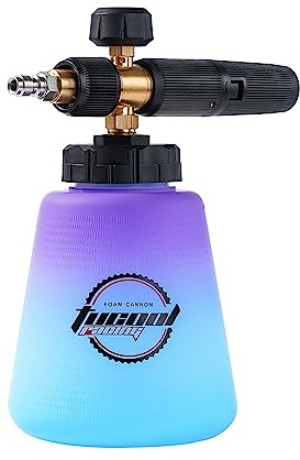 MJJC Pistola per schiuma 1/4 Quick Connect Foam Lancia con attacco rapido da un quarto di tubo di schiuma Connettore rapido adatto anche per Karcher K1700 K1800 (Pro)