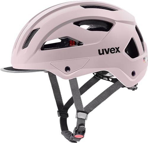 uvex Stride Style - robuster Allround-Fahrradhelm mit individueller Größenanpassung - passgenau, sicher & vielseitig - Powder Matte - 59-61 cm