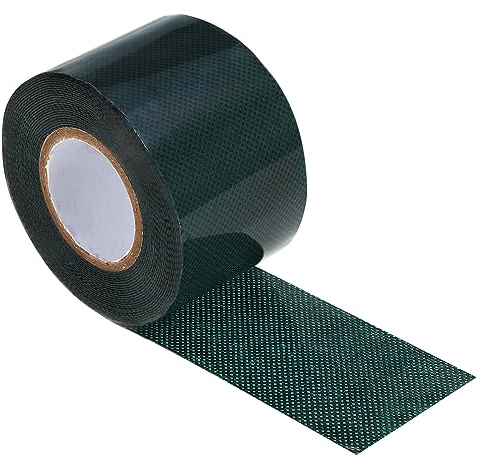 PATIKIL Tappeto Erboso Nastro 50mm x 5m, Nastro Artificiale per L'erba Cucitura per Giardino Erba Sintetica per Esterno Moquette, Verde